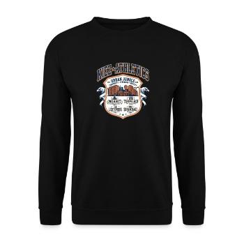 Kiez Athletics - Unisex Pullover - Schwarz - Vorne - Alina (178cm) & Michal (187cm)