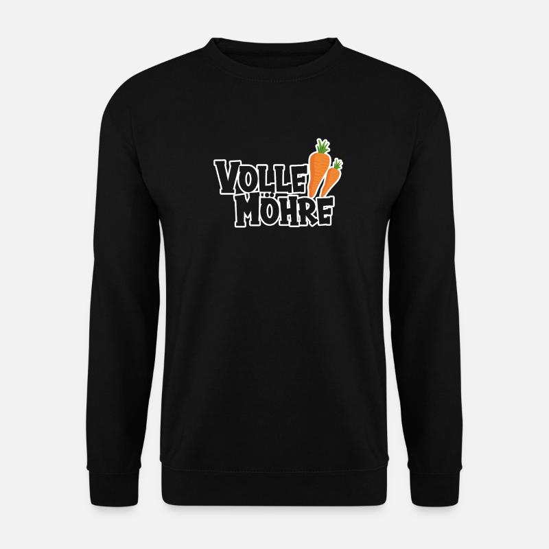 full carrot - Unisex Sweatshirt - black