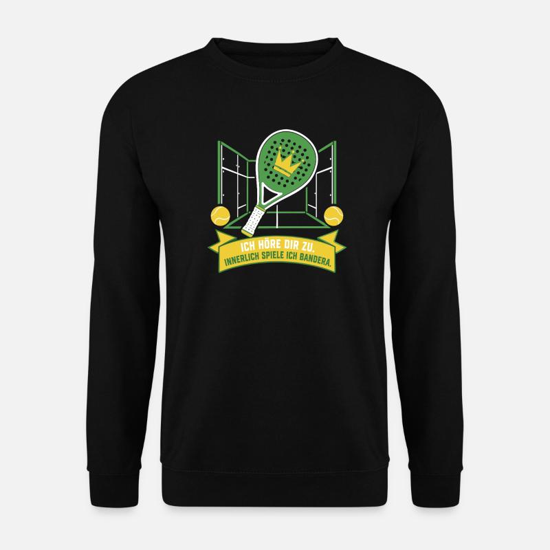Innerlich immer Bandera — Padel 2026 - Unisex Pullover - Schwarz