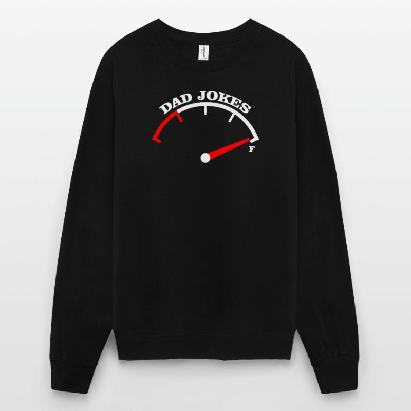 Conception du Tee Meter Dad Jokes Sweat-shirt Unisexe
