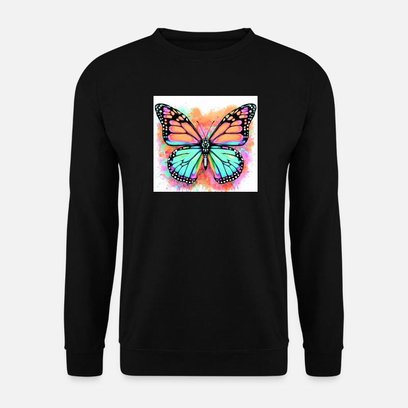 Schmetterling - Unisex Pullover - Schwarz