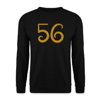 56 - Sweat-shirt Unisexe - noir - Devant - Alina (178cm) & Michal (187cm)