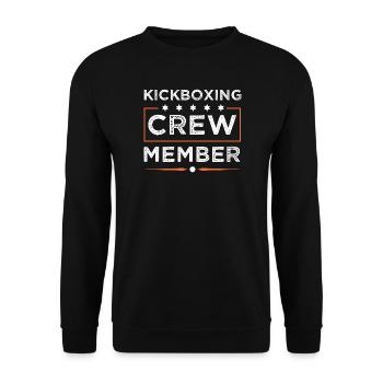 Équipe de kickboxing - Sweat-shirt Unisexe - noir - Devant - Alina (178cm) & Michal (187cm)