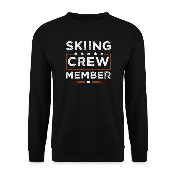 Équipe de ski - Sweat-shirt Unisexe - noir - Devant - Alina (178cm) & Michal (187cm)