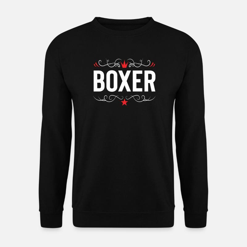 Boxer Boxen Sport - Unisex Pullover - Schwarz