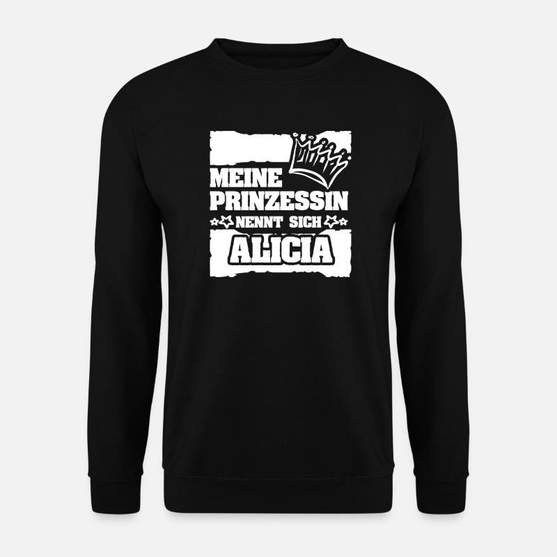 Geschenk für Alicia - Unisex Pullover - Schwarz
