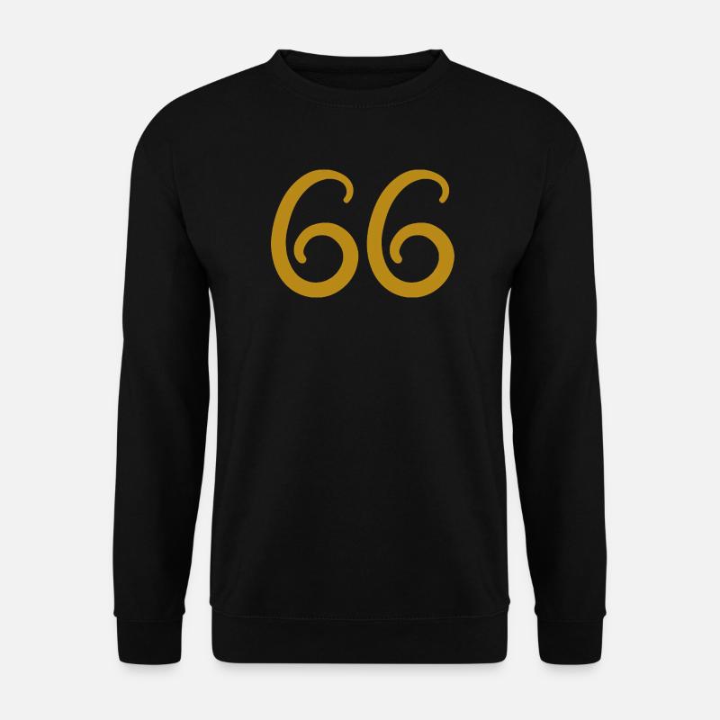 66 - Unisex Pullover - Schwarz