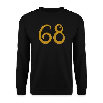 68 - Sweat-shirt Unisexe - noir - Devant - Alina (178cm) & Michal (187cm)