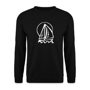 Voile - Sweat-shirt Unisexe - noir - Devant - Alina (178cm) & Michal (187cm)