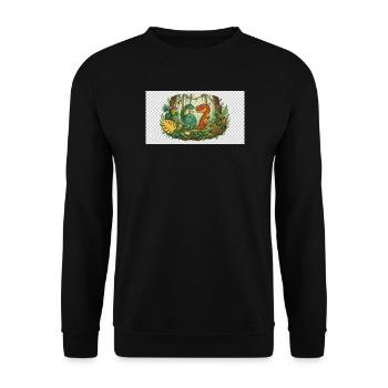 six seven - Unisex Sweatshirt - black - Front - Alina (178cm) & Michal (187cm)