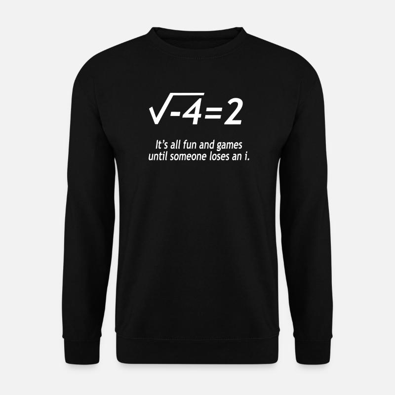 Lustiger Mathe-Witz - Unisex Pullover - Schwarz