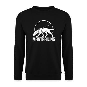 Labrador Retriever Mantrailing Hundesport Hunde - Unisex Pullover - Schwarz - Vorne - Alina (178cm) & Michal (187cm)