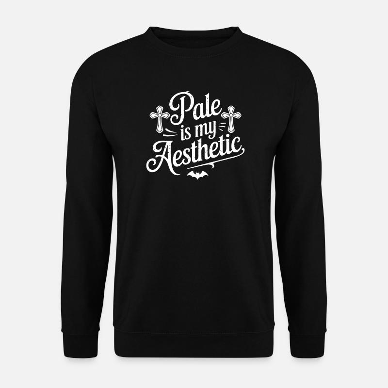 Pâle est mon esthétique - Sweat-shirt Unisexe - noir