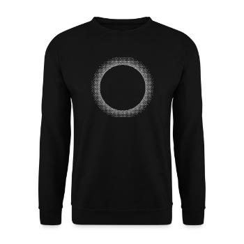 cosmos design - Unisex Sweatshirt - black - Front - Alina (178cm) & Michal (187cm)