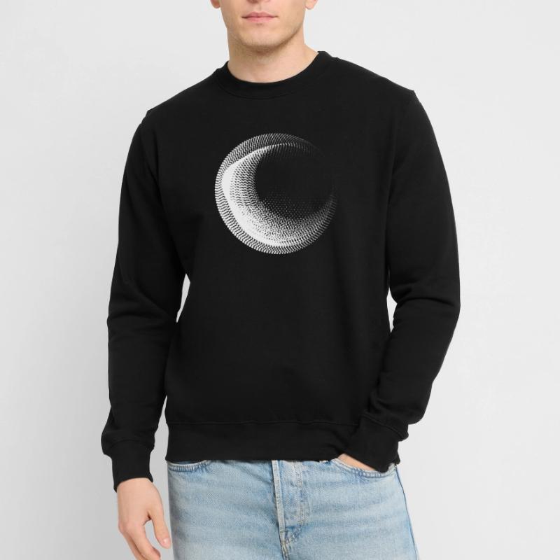 Conception de cercles points Sweat-shirt Unisexe