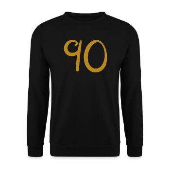 90 - Sweat-shirt Unisexe - noir - Devant - Alina (178cm) & Michal (187cm)