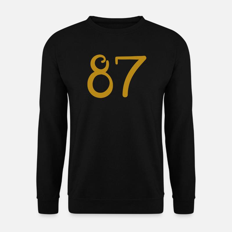 87 - Unisex Pullover - Schwarz