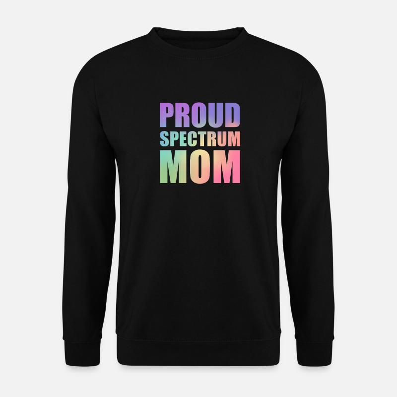 Stolze Spectrum-Mama - Unisex Pullover - Schwarz