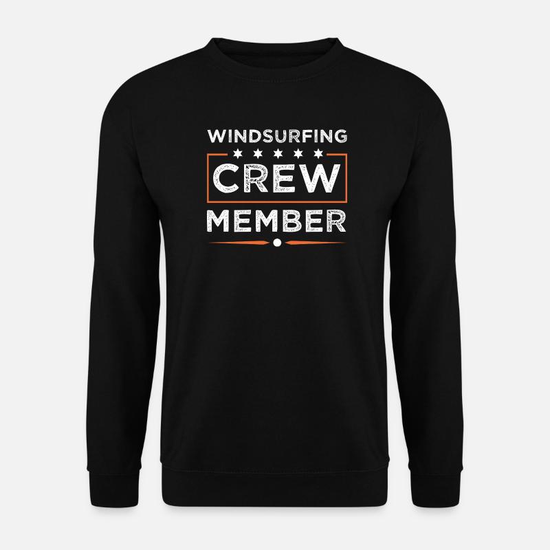 Windsurfing Crew - Unisex Pullover - Schwarz