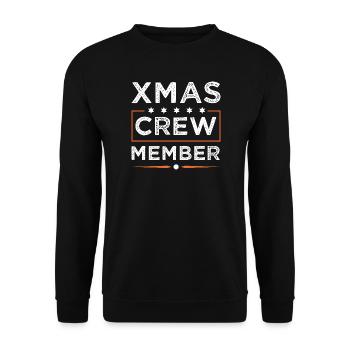 Équipage de Noël - Sweat-shirt Unisexe - noir - Devant - Alina (178cm) & Michal (187cm)