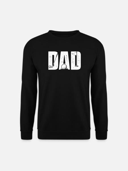 Dad Golf Player Father Fairway Lover - Unisex Sweatshirt - black