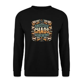 Kennel technician, kennel assistant, animal care - Unisex Sweatshirt - black - Front - Alina (178cm) & Michal (187cm)