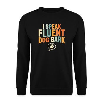 Kennel technician, kennel assistant, animal care - Unisex Sweatshirt - black - Front - Alina (178cm) & Michal (187cm)