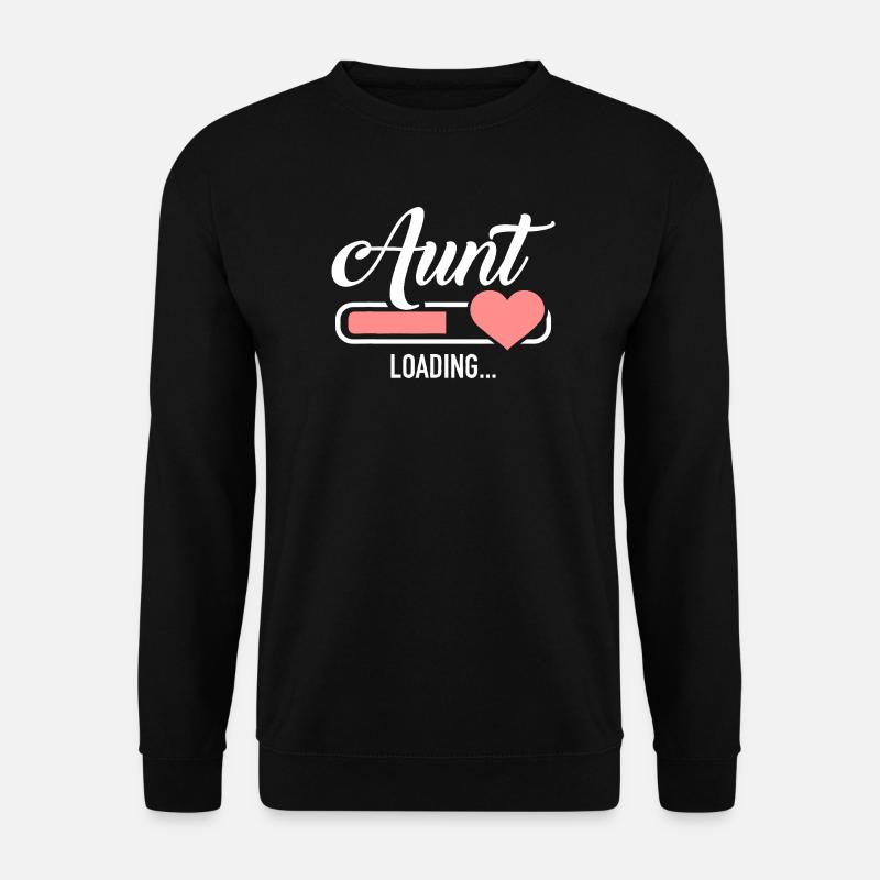 Aunt Loading Heart Graphic - Unisex Sweatshirt - black