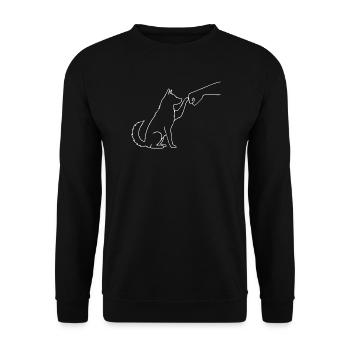 Équipe Husky Faust - Sweat-shirt Unisexe - noir - Devant - Alina (178cm) & Michal (187cm)