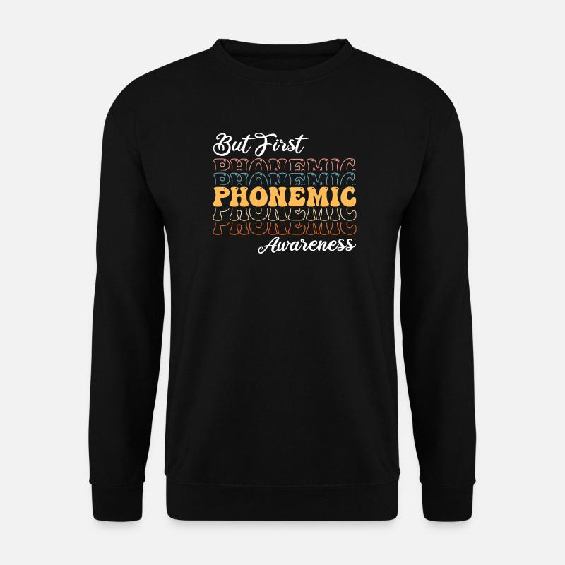 Phonemic Awareness First - Unisex Sweatshirt - black