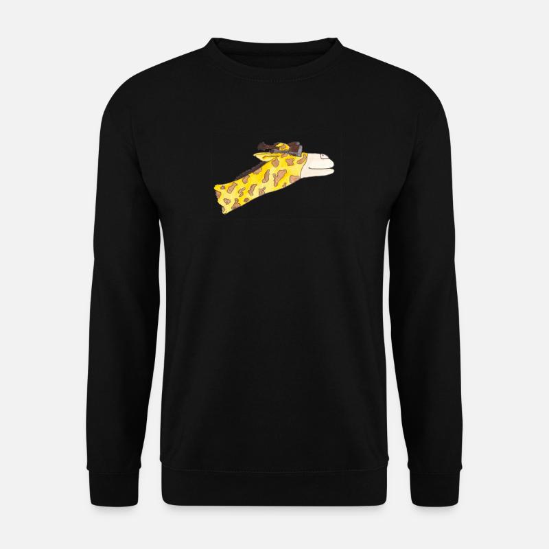 Giraffe in the wind - Unisex Sweatshirt - black