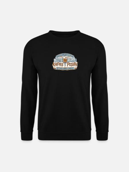 Blutgruppe Kafee Positiv - Unisex Pullover - Schwarz