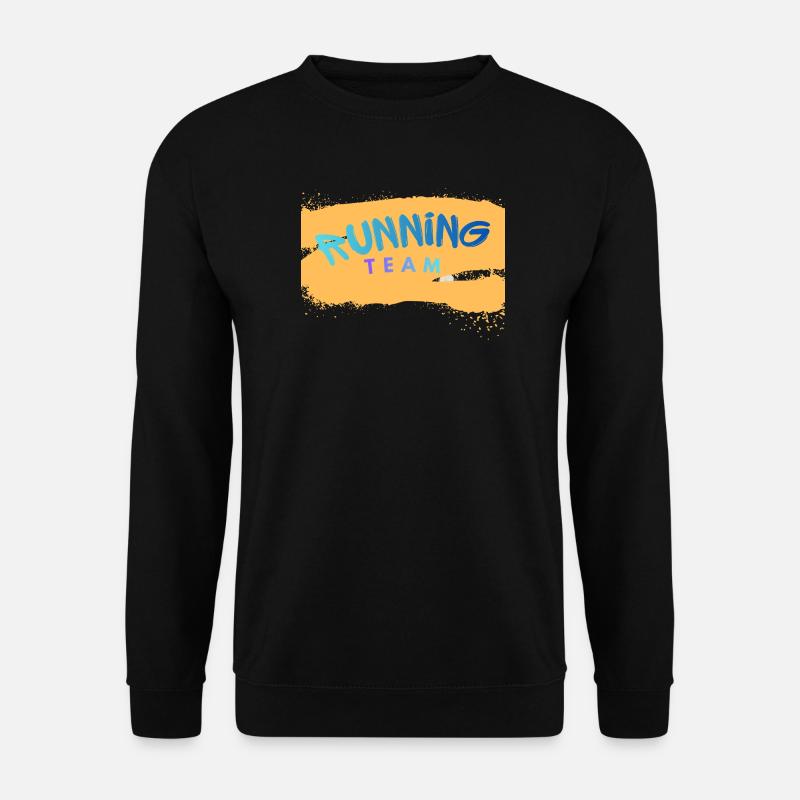 Équipe de course - Sweat-shirt Unisexe - noir