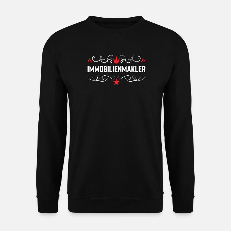 Immobilienmakler Beruf - Unisex Pullover - Schwarz
