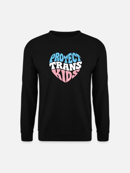 LGBTQ-Pride-Monat – Schütze trans Kinder - Unisex Pullover - Schwarz