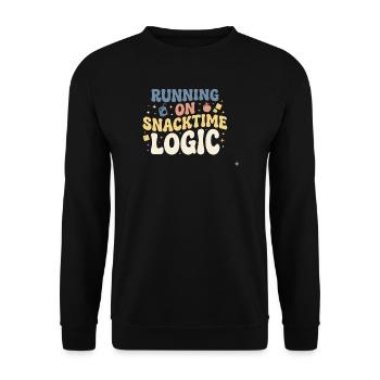 Head of the daycare center, head of the preschool - Unisex Sweatshirt - black - Front - Alina (178cm) & Michal (187cm)