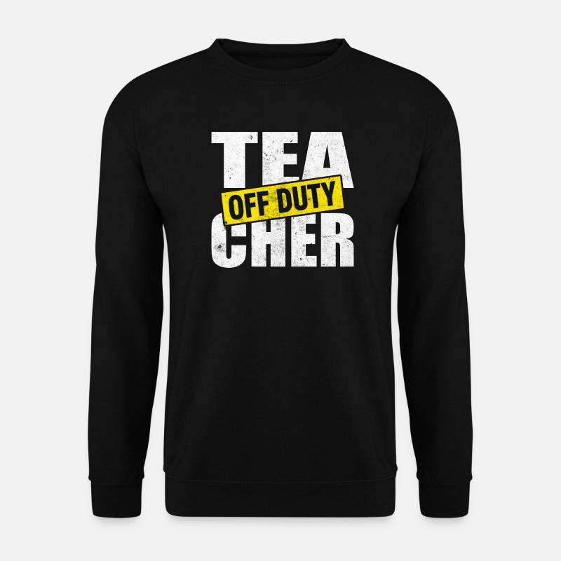 Teacher Time Out Off Duty - Unisex Sweatshirt - black