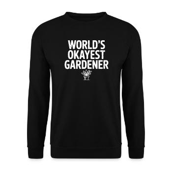 Le jardinier le plus impressionnant du monde - Sweat-shirt Unisexe - noir - Devant - Alina (178cm) & Michal (187cm)