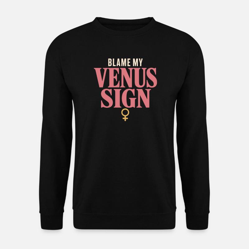 Venus-zeichen Venus-astrologie - Unisex Pullover - Schwarz
