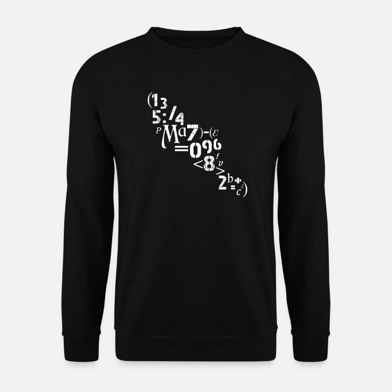 Mathematiker Lehrer Zahlen Zeichen Analyst - Unisex Pullover - Schwarz