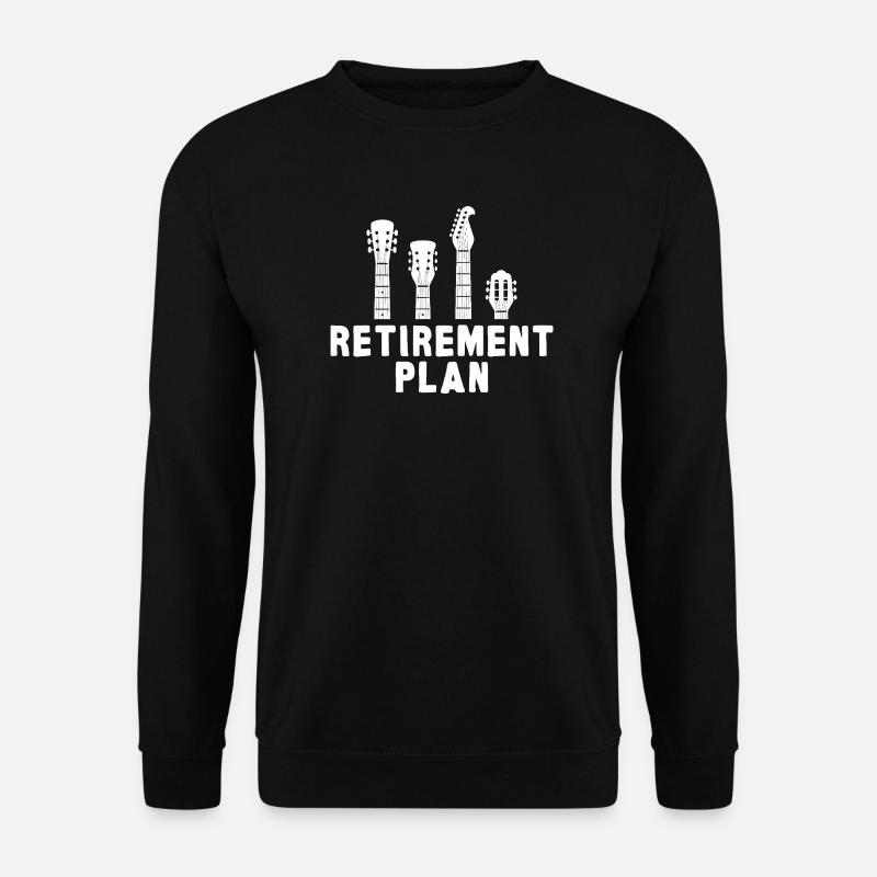 Guitar Retirement Plan - Unisex Sweatshirt - black