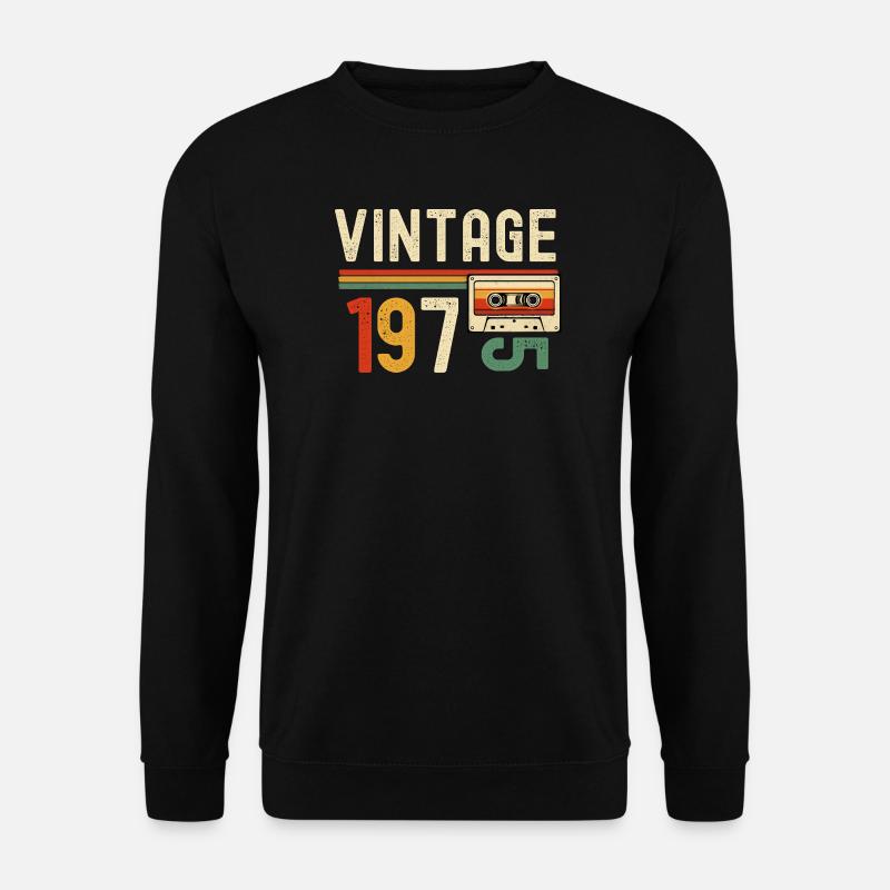 Rétro 1970s Cassette - Sweat-shirt Unisexe - noir