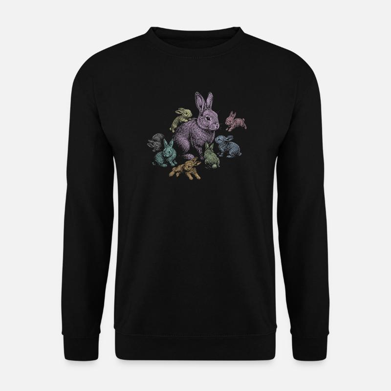Rabbit - Unisex Sweatshirt - black