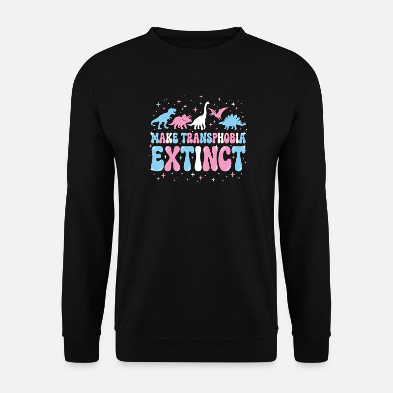 LGBTQ-Pride-Monat – Transphobie ausrotten - Unisex Pullover - Schwarz