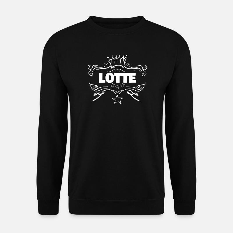 Gift for Lotte - Unisex Sweatshirt - black