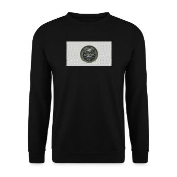 DU SIEHST - Unisex Pullover - Schwarz - Vorne - Alina (178cm) & Michal (187cm)