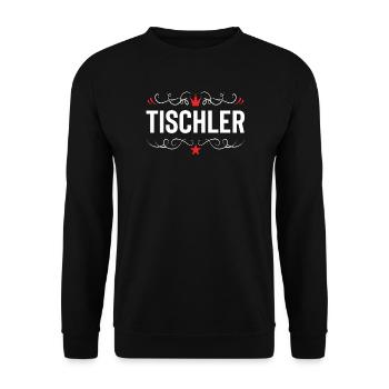 Tischler Beruf - Unisex Pullover - Schwarz - Vorne - Alina (178cm) & Michal (187cm)