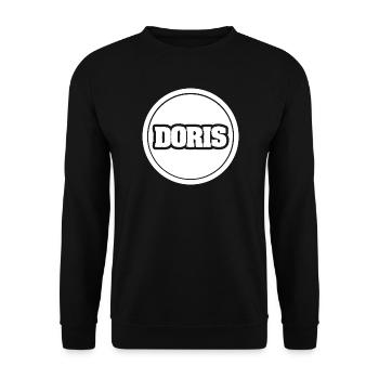 Cadeau pour Doris - Sweat-shirt Unisexe - noir - Devant - Alina (178cm) & Michal (187cm)