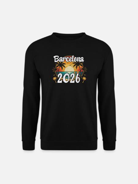 Barcelona 2026 - Unisex Pullover - Schwarz