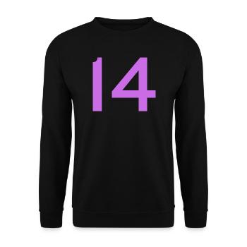 14 - Sweat-shirt Unisexe - noir - Devant - Alina (178cm) & Michal (187cm)